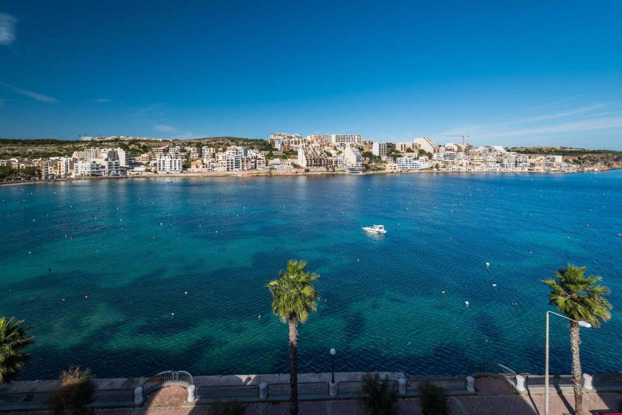 Apartamento Blue Harbour Seafront Penthouse With Large Terrace With Panoramic Sea Views - By Getawaysmalta Bahía de San Pablo Exterior foto